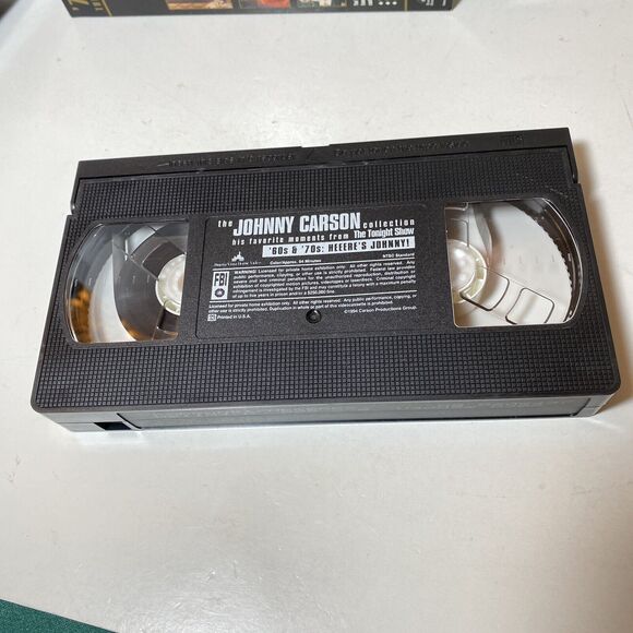 The Johnny Carson Collection Set (VHS 4 tapes) - Picture 5 of 6